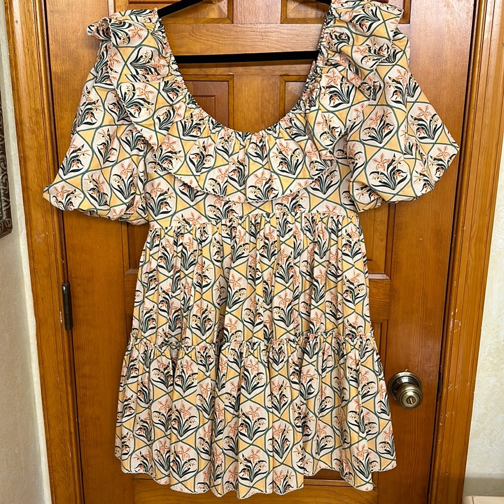 Agua by Agua Bendita Chan Chan Miel Flor Dress, size XS